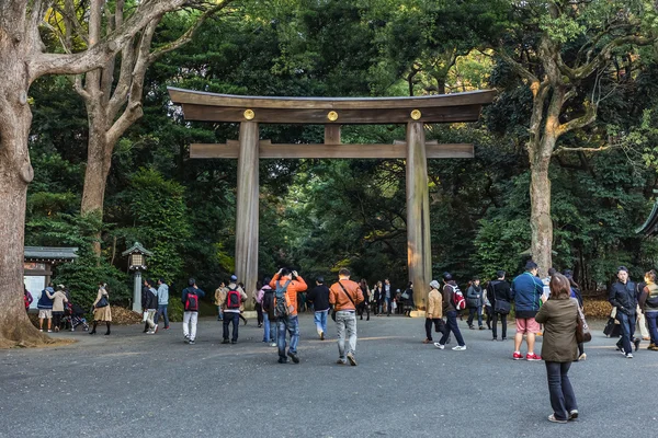 Santuario Meiji-jingu en Tokio —  Fotos de Stock