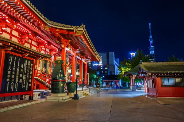 東京・浅草の浅草寺本堂 — ストック写真