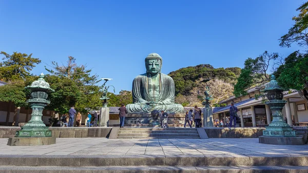 Daibutsu - der große Buddha des Kotokuin-Tempels in Kamakura — Stockfoto