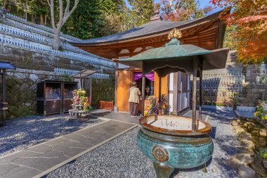 Hasedera Temple in Kamakura clipart
