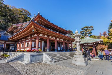 Hasedera Temple in Kamakura clipart