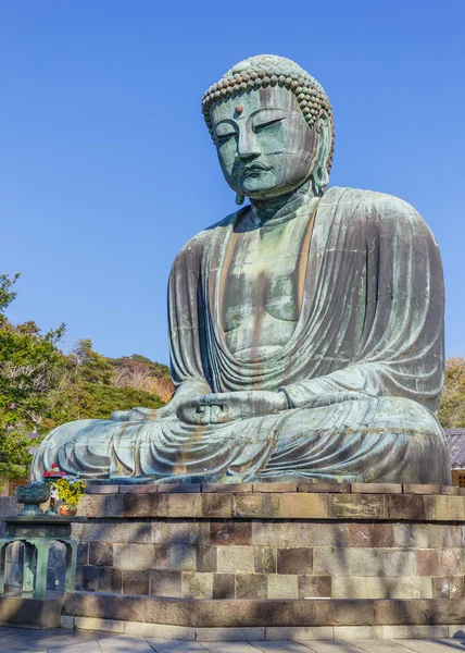 Daibutsu - O Grande Buda do Templo Kotokuin em Kamakura — Fotografia de Stock