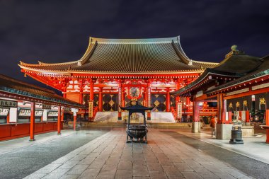Sensoji Tapınağı ana salonda Asakusa, Tokyo