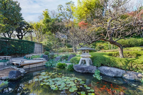 Japanese Garden at Hasedera Temple in Kamakura — Stock Photo, Image