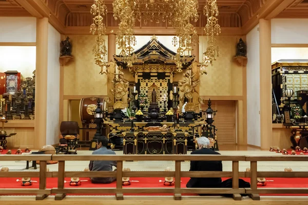 Ankokuden Hall in the Zojoji 's Temple in Tokyo — стоковое фото