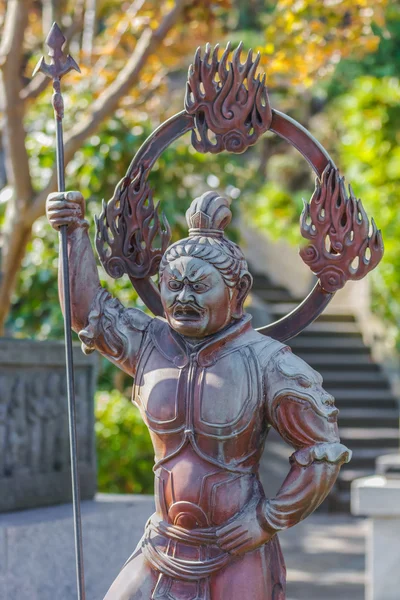 Zochot- der südliche Hüter des Buddha im Hase-dera Tempel in Kamakura — Stockfoto