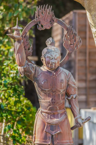 Tamonten, el guardián norte del Buda en el templo de Hase dera en Kamakura — Foto de Stock