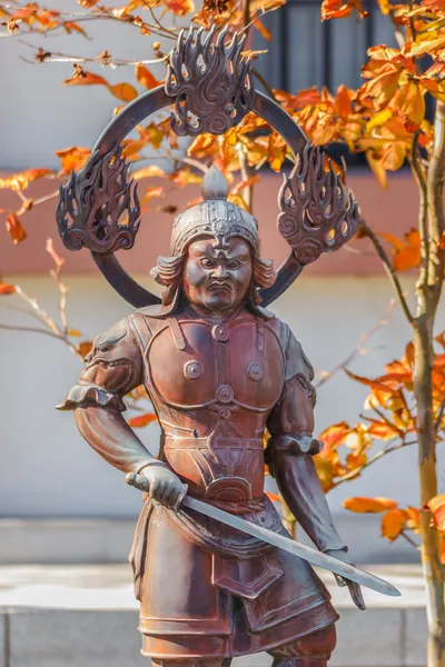 持国天 - 鎌倉の長谷寺で仏の東の守護者 — ストック写真