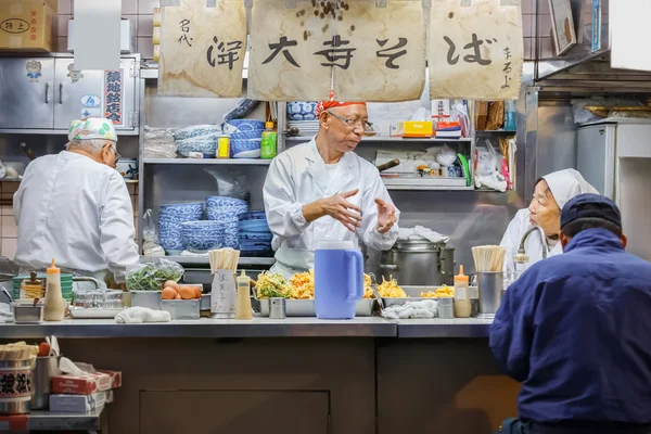 日本食品摊位 — 图库照片