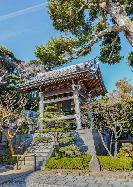 Campanario en el Templo Hasedera en Kamakura — Foto de Stock