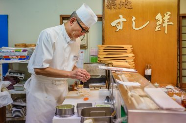 Japon suşi şefi