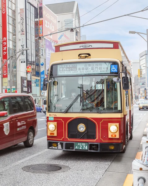 Taito City Loop autobus a tokyo — Foto Stock