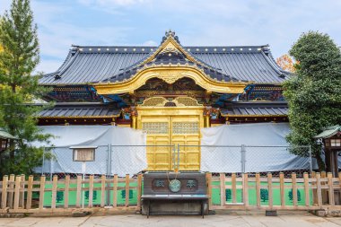 Toshogu Shrine at Ueno Park in Tokyo clipart