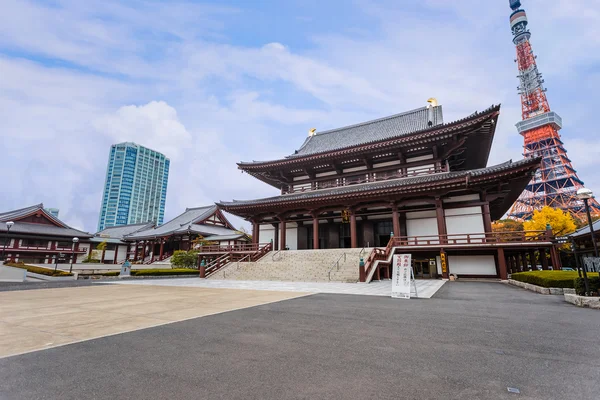 Zojoji-Tempel in Tokio — Stockfoto