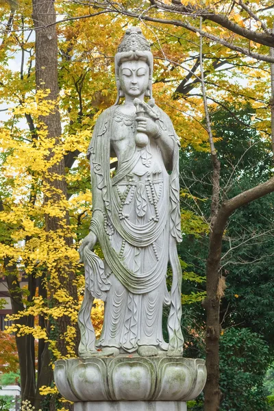 Kinesiska gudinnan på zojoji temple i tokyo — Stockfoto