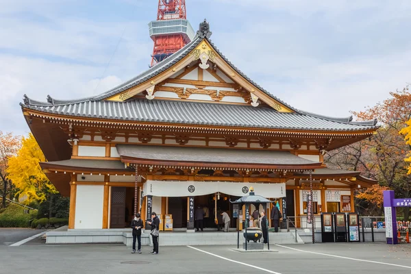 Ankokuden Hall at Zojoji Temple in Tokyo — Stock Photo, Image