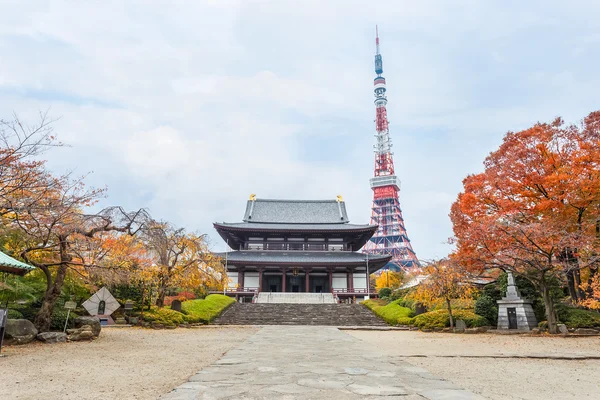 Zojoji Tempel in tokyo — Stockfoto