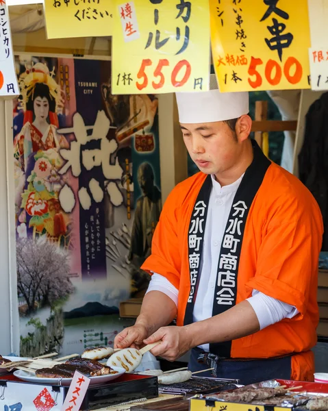 Yatai (japansk mat stall) i tokyo — Stockfoto