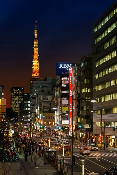 Torre de Tokio desde la estación de Hamamatsucho —  Fotos de Stock