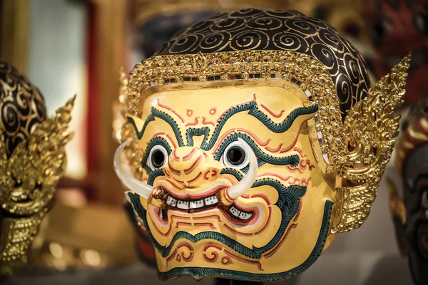 Hua khon (Tay geleneksel maske) — Stok fotoğraf