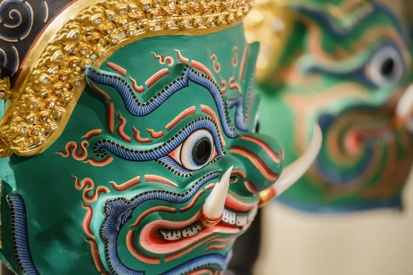 Hua Khon (Masque traditionnel thaïlandais ) — Photo