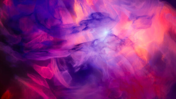 3D рендеринг пыли и облака межзвёздного пространства во Вселенной