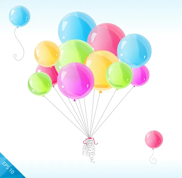 Ljusa ballonger — Stock vektor