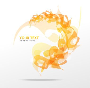 soyutlama turuncu arka plan