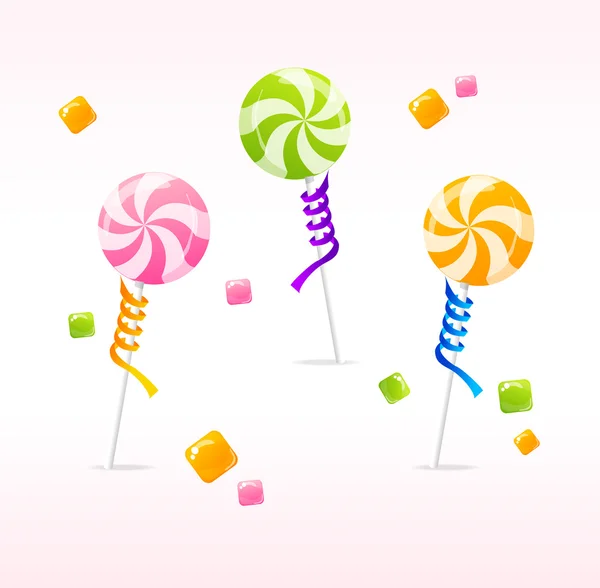 Vector lolipops — Stock Vector