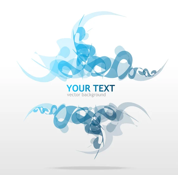 Abstracción fondo azul para texto — Vector de stock