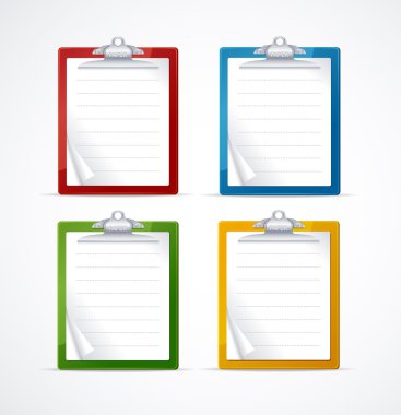 onay listesi Icon set vektör çizim