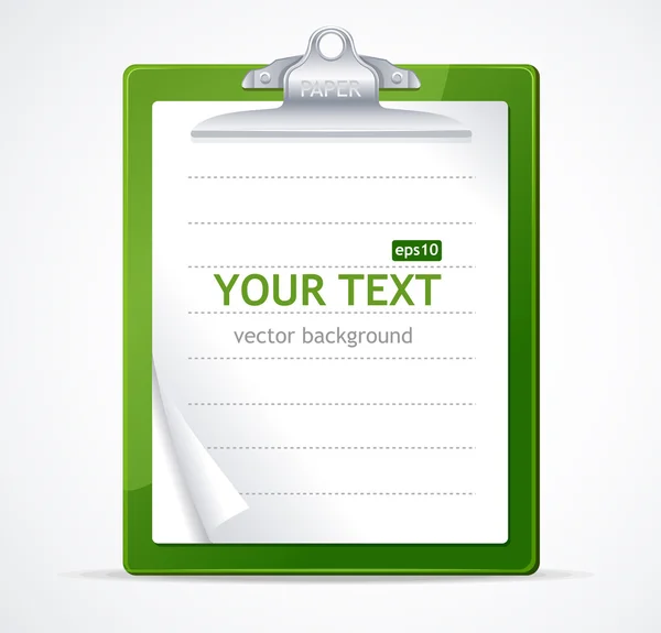 Vector illustration of check list text — Stock Vector