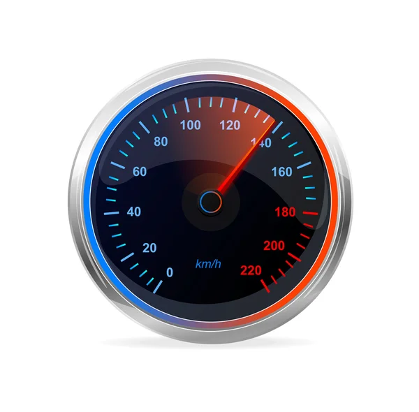 Speedometer, vector. — Stock Vector