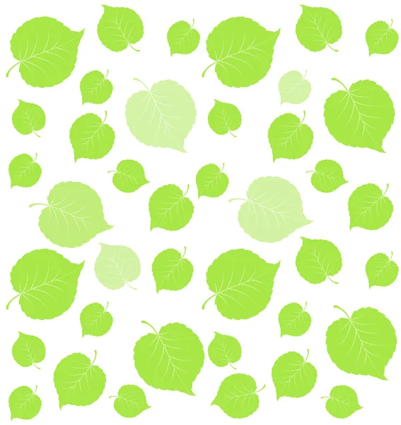 Hoja de fondo verde — Vector de stock