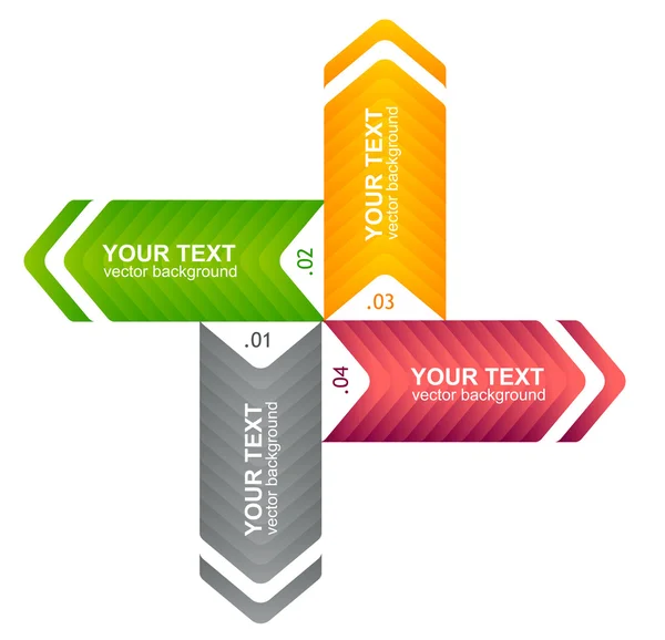 Vector colorido cuadro de texto — Archivo Imágenes Vectoriales