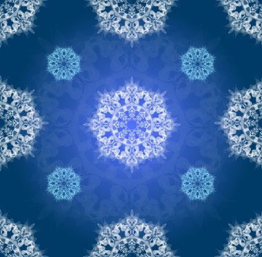 Mavi vektör kış süs Gürcüstan