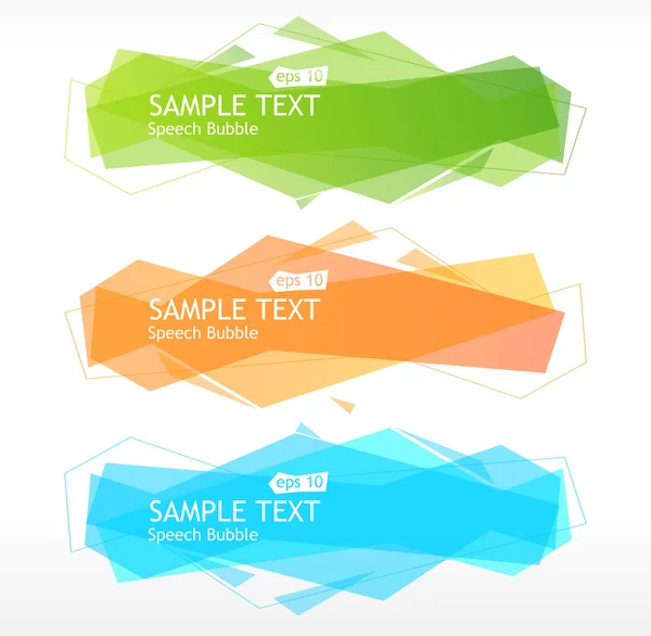 Vector spraaktemplates voor tekst — Stockvector