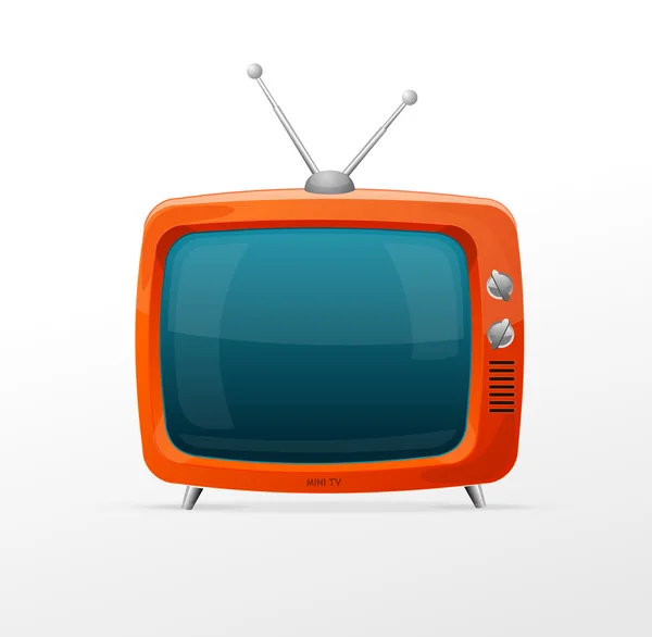 TV-retro tecknad stil — Stock vektor