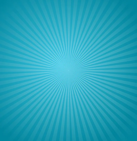 Blue rays background. Burst Vector illustration — Stock Vector