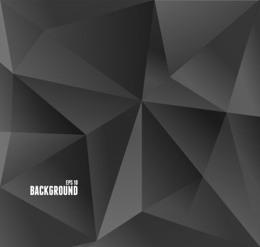 soyut karbon Siyah üçgen arka plan