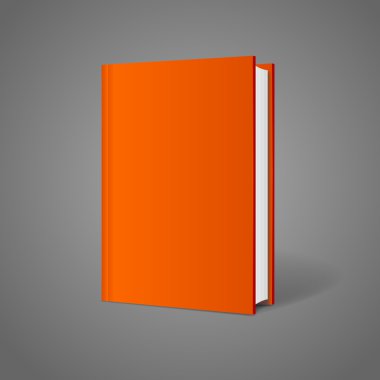 kitap kapağı perspektif turuncu vektör