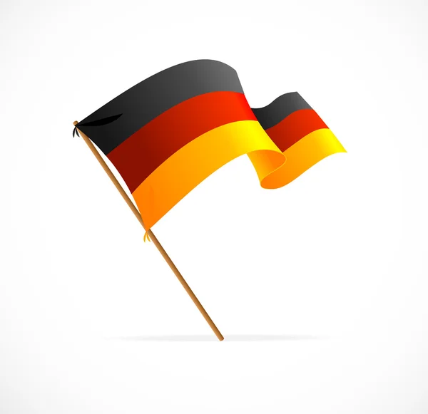 Drapeau vectoriel de l'Allemagne — Image vectorielle