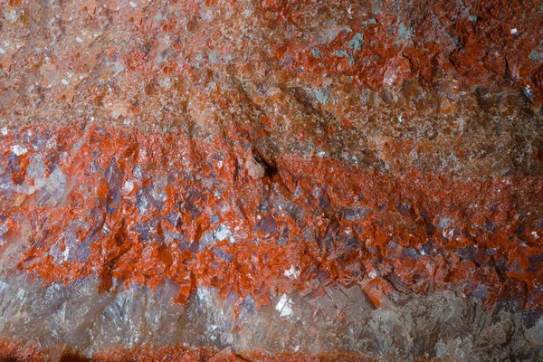 Textura Mineral Silvinite Sal Potássio Cristalino Natural Para Fabricação Fertilizantes — Fotografia de Stock