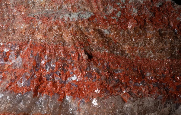 Textura Mineral Silvinite Sal Potássio Cristalino Natural — Fotografia de Stock
