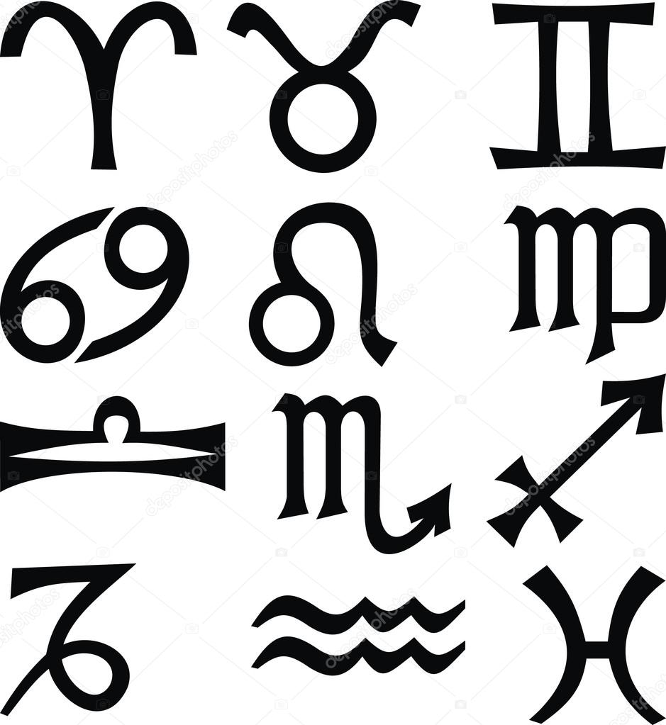 zodiac symbols