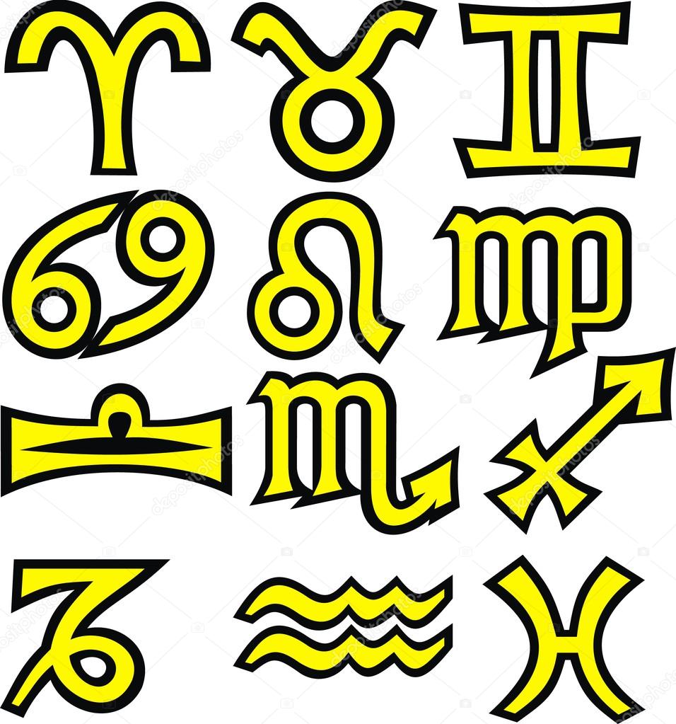 burç sembolleri — Stok Vektör © pepeemilio2 #20987497