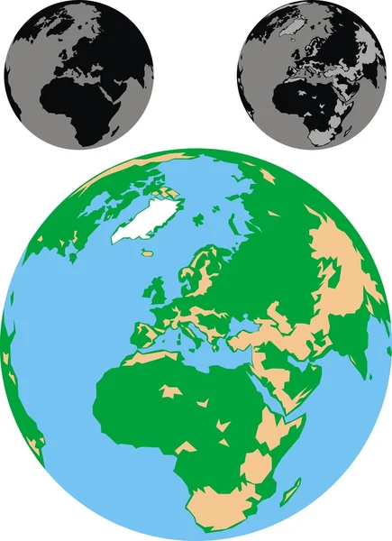 Erde isoliert — Stockvektor