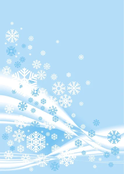 Φόντο νιφάδες χιονιού — Διανυσματικό Αρχείο