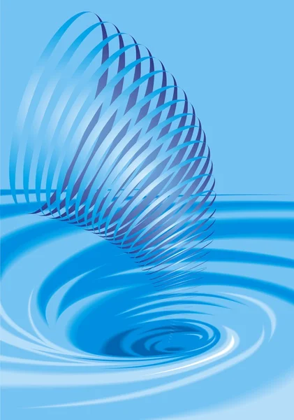 Abstrakt vatten bakgrund — Stock vektor