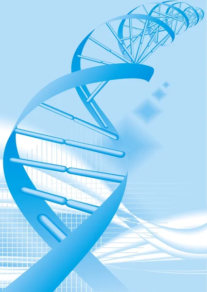 DNA background — Stock Vector